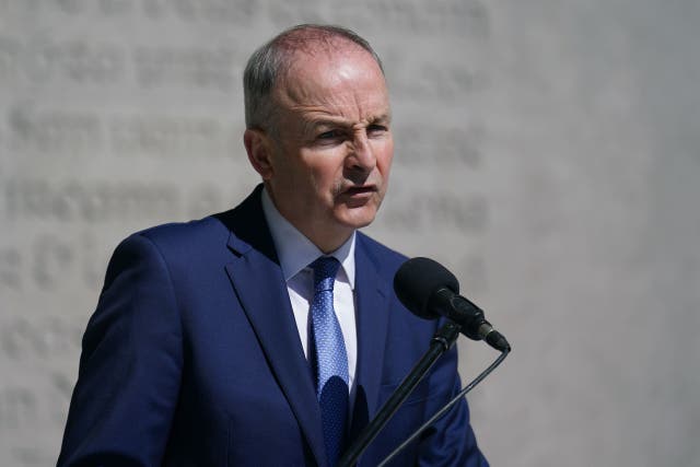 <p>Micheal Martin (Brian Lawless/PA)</p>
