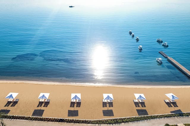 <p>Discover beach perfection around Greece’s incredible coastline, such as the spectacular Ikos Dassia resort in Corfu </p>