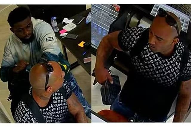<p>Suspect caught on CCTV attacking watch dealer</p>