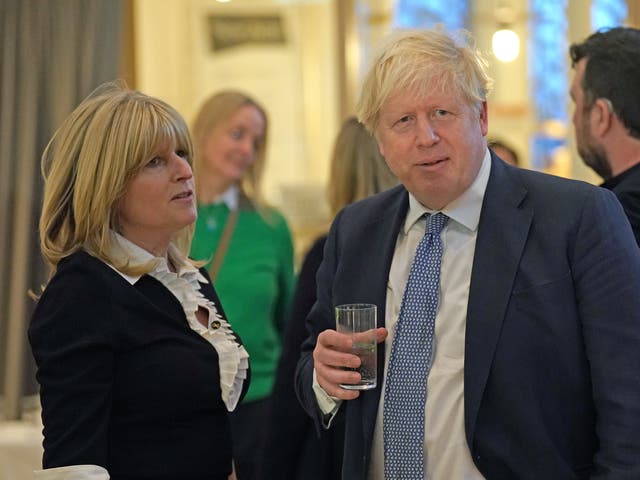 <p>Boris Johnson and Rachel Johnson</p>