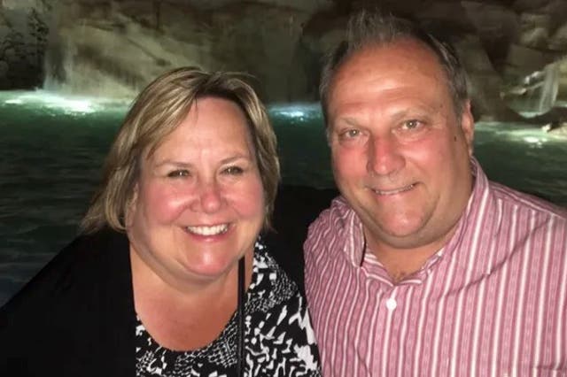 <p>Patti and Ray Johnson were enjoying a holiday in Maui, Hawaii </p>