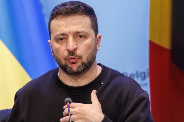 <p>Ukraine's President Volodymyr Zelensky</p>