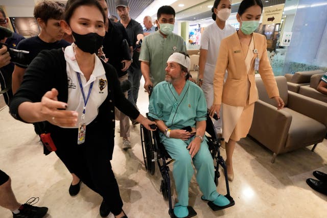 <p>An Australian passenger who was injured on a flight that was battered by severe turbulence</p>